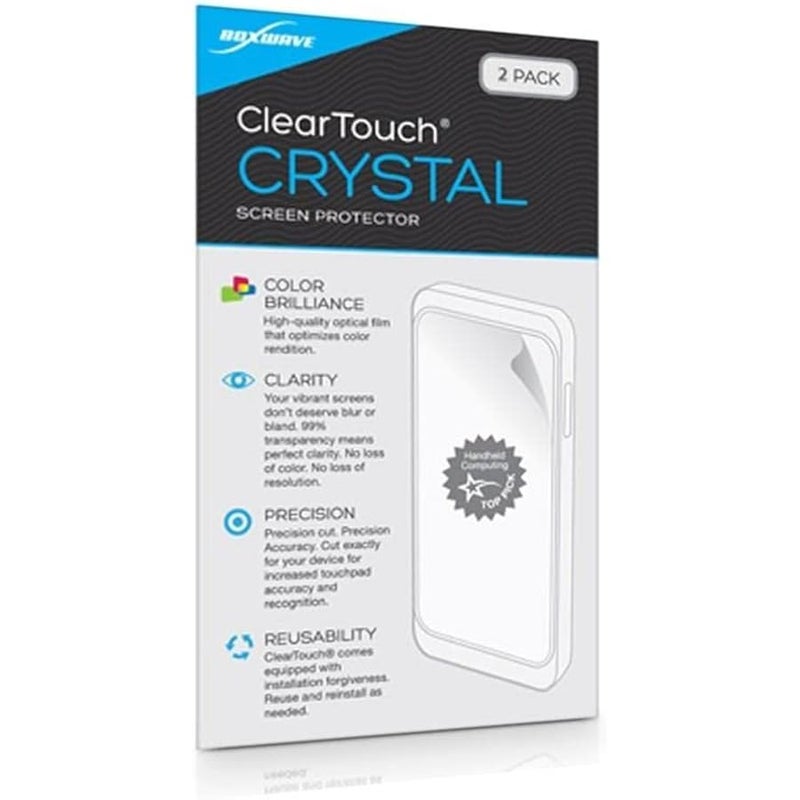 BoxWave Screen Protector Compatible with Omron HCG-801 - ClearTouch Crystal (2-Pack), HD Film Skin - Shields from Scratches - Image 2