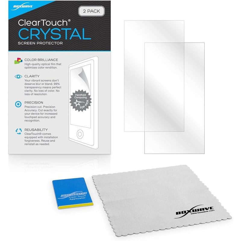 BoxWave Screen Protector Compatible with Omron HCG-801 - ClearTouch Crystal (2-Pack), HD Film Skin - Shields from Scratches - Image 4
