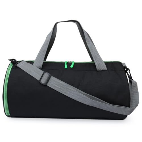 Sfane Black 23 cms Gym Bag/Duffle Bag/Sports Bag/Shoulder Bag/Sports Bags/Gym Bags for Men & Women with Shoe Compartment - Image 4