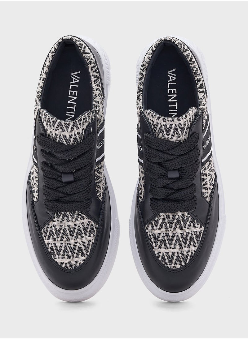 VALENTINO BY MARIO VALENTINO Lace Up Low Top Sneakers  - Image 4