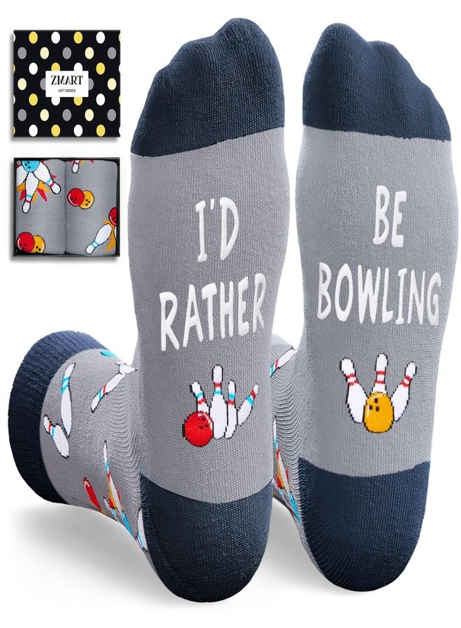Zmart Bowling Gifts for Men Women - Gifts for Bowlers Men Women, Bowling Socks Stocking Stuffers - Image 1