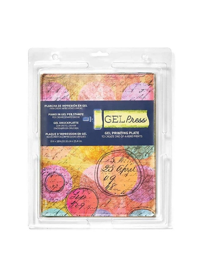 Gel Press Monoprinting Print Plate - 8” X 10” Gel Plate - Printmaking Supplies - Reusable Gel Printing Plate for Press Art for Card Making, Scrapbooking, Journaling, Arts and Crafts, Home Decor - Image 1