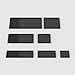 YUJHITP Classic Building Plate Assortment Pack 50pcs Black Bulk Plates with 7 Size Building Plate Base Plate Compatible with Lego Parts and Pieces Building Bricks for Most BrandsColorBlack - Image 2