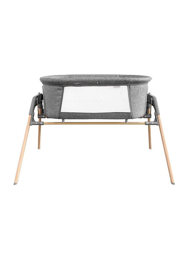 TEKNUM 3-In-1 Baby Rocker Bassinet/ Infant Crib With  Mosquito Net - Grey  - Image 2