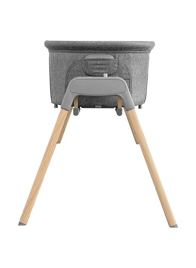 TEKNUM 3-In-1 Baby Rocker Bassinet/ Infant Crib With  Mosquito Net - Grey  - Image 3