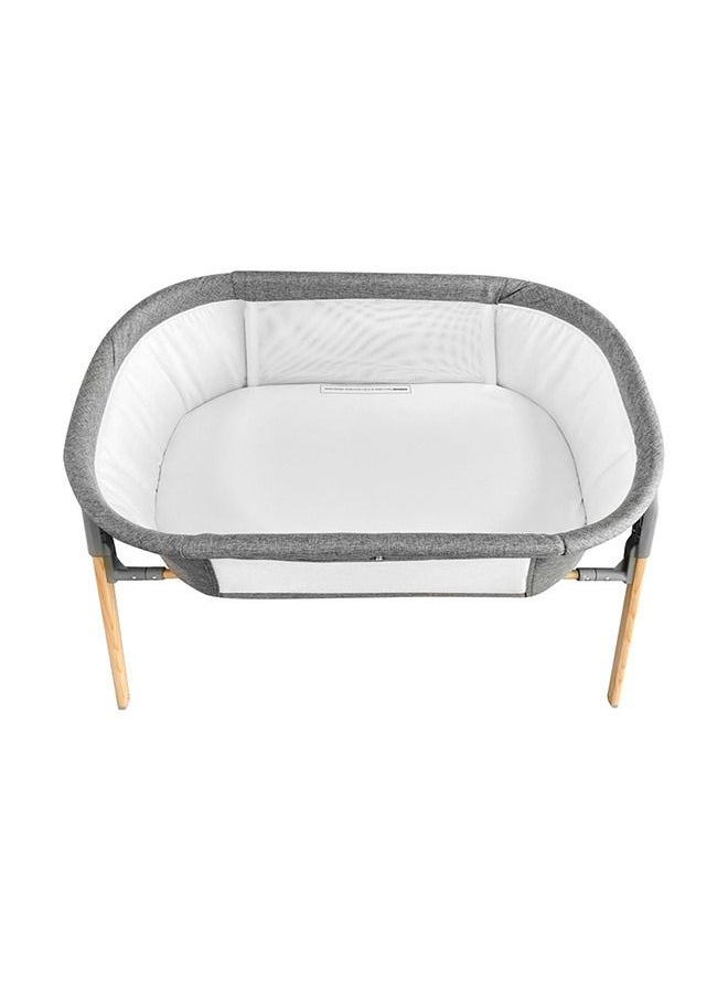 TEKNUM 3-In-1 Baby Rocker Bassinet/ Infant Crib With  Mosquito Net - Grey  - Image 5