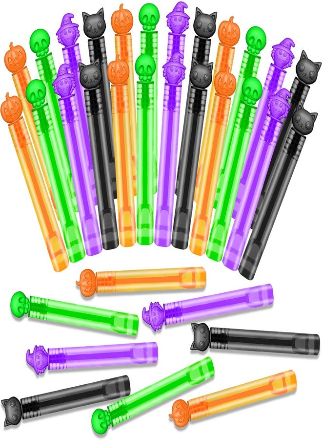 Leetous Halloween Party Favors Bulk for Kids 200 PCS, Mini Bubble Wands Bulk Toys Gifts for Toddlers, Halloween Trick or Treats Boo Basket Goodie Bag Stuffer Fillers Classroom Handouts Prizes for Boys Girls - Image 1