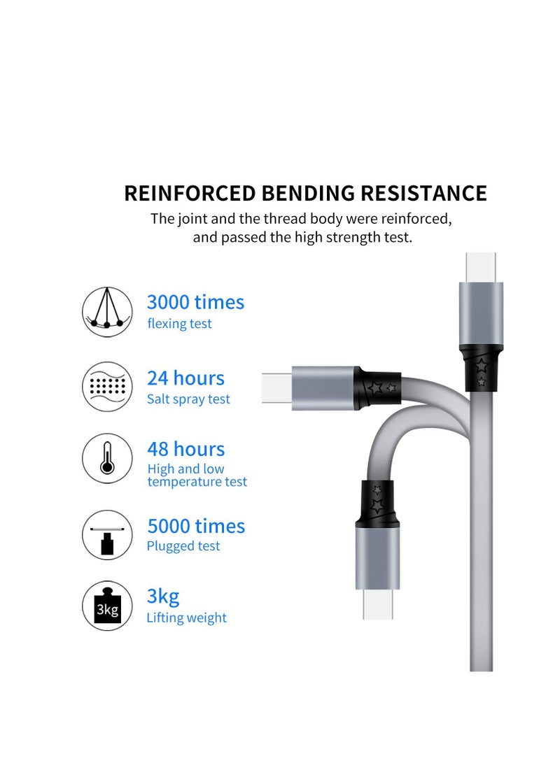 General 2 Pack USB Charger Cable Retractable 3 in 1 Multiple Charging Cord Adapter with Mini Type C Micro USB Port Connectors Compatible with Cell Phones Tablets Universal Use  - Image 3