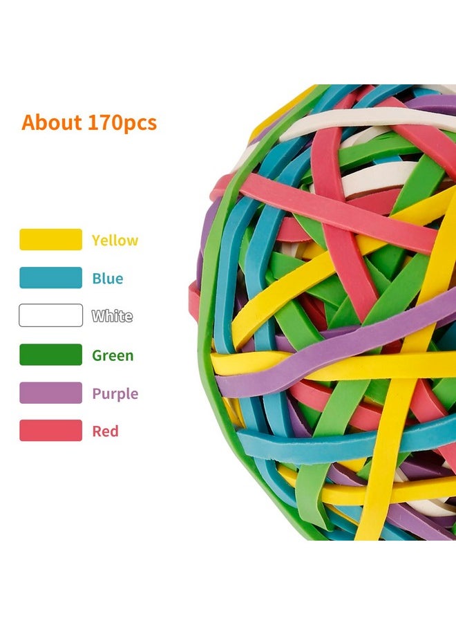 Eagle - Rubber Band Ball, 170 Bands Per Ball, Assorted Colour - Image 1