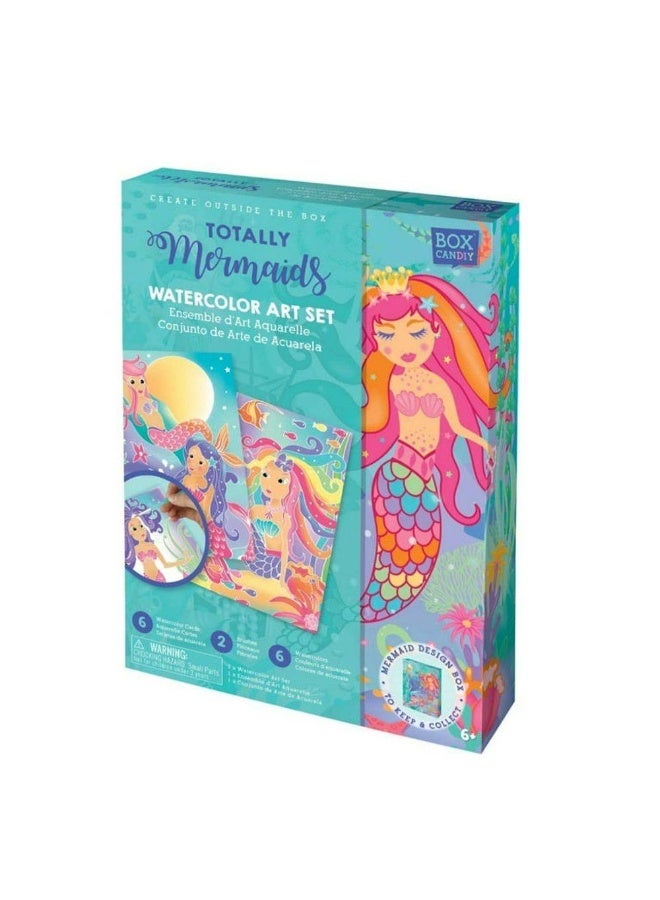 Box CanDIY Totally Mermaids Watercolor Art Set - Image 1