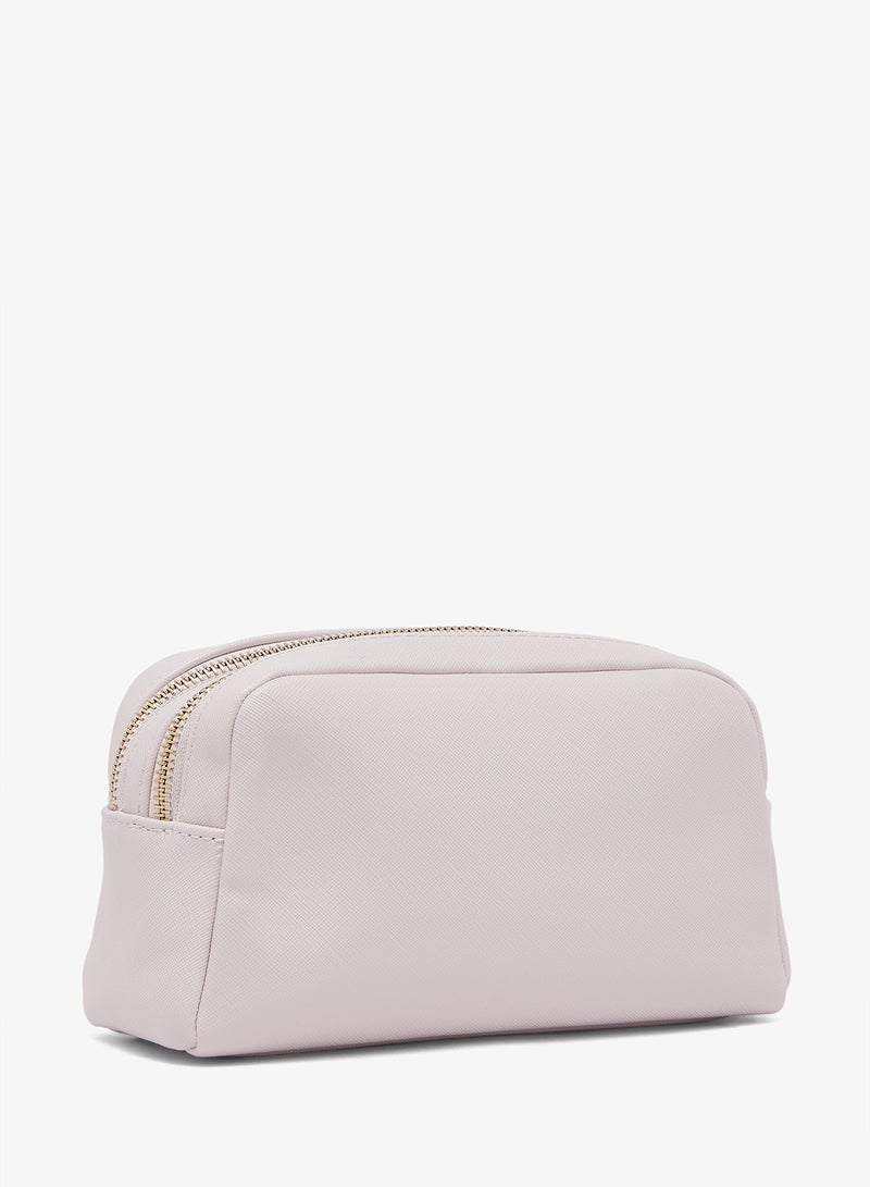 GUESS Logo Double Zip Cosmetic Bag - Image 2