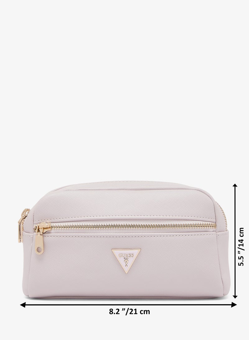 GUESS Logo Double Zip Cosmetic Bag - Image 5