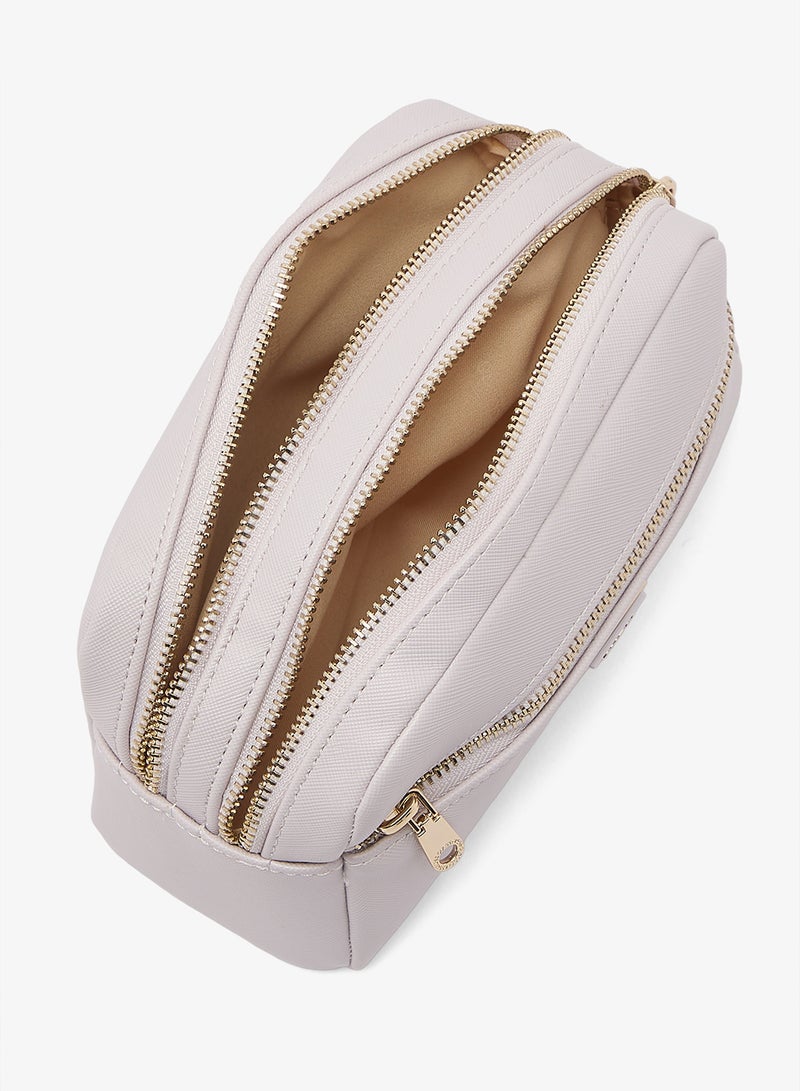 GUESS Logo Double Zip Cosmetic Bag - Image 4