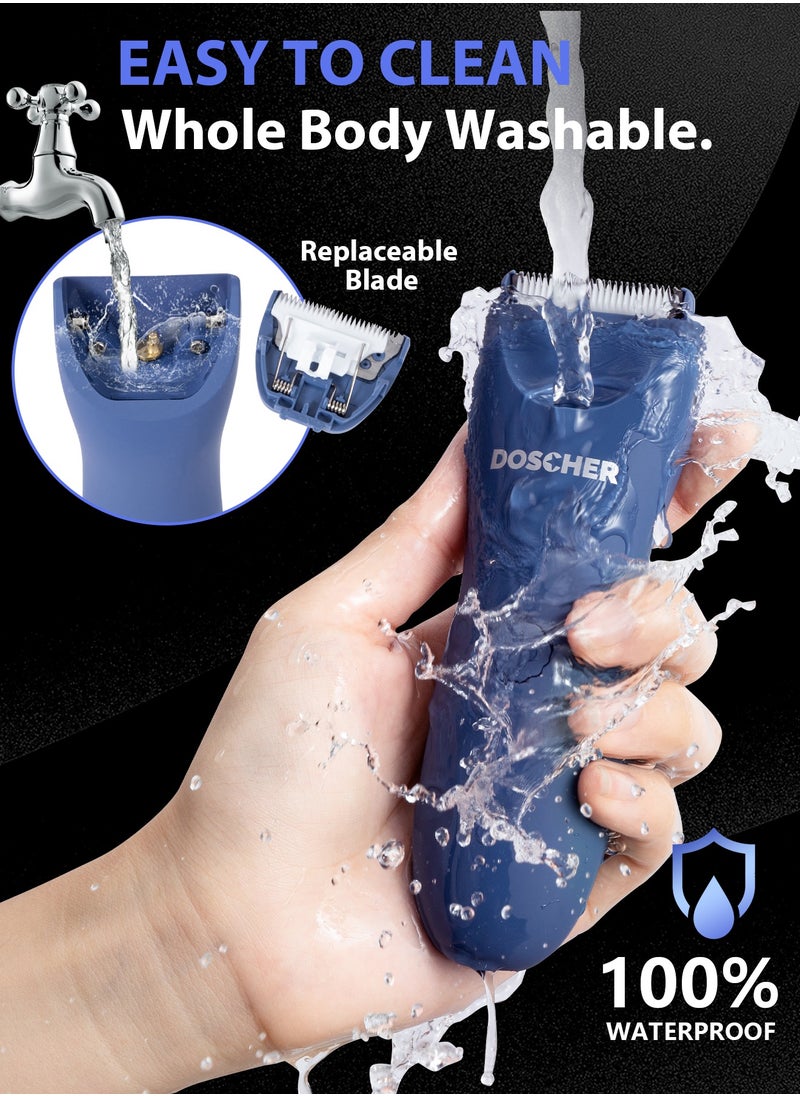 DOSCHER - Body Trimmer for Men,Body Grooming,Electric Trimmer,Showerproof Wet/Dry Body Shaver Groomer - Image 1