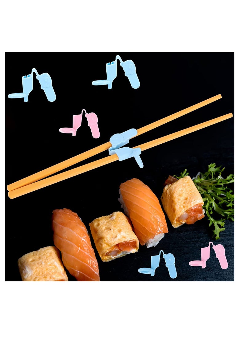 Generic - Reusable Training Chopsticks Helper Set for Kids and Adults 12 Pcs Colorful Plastic Connectors Easy to Use - Image 1