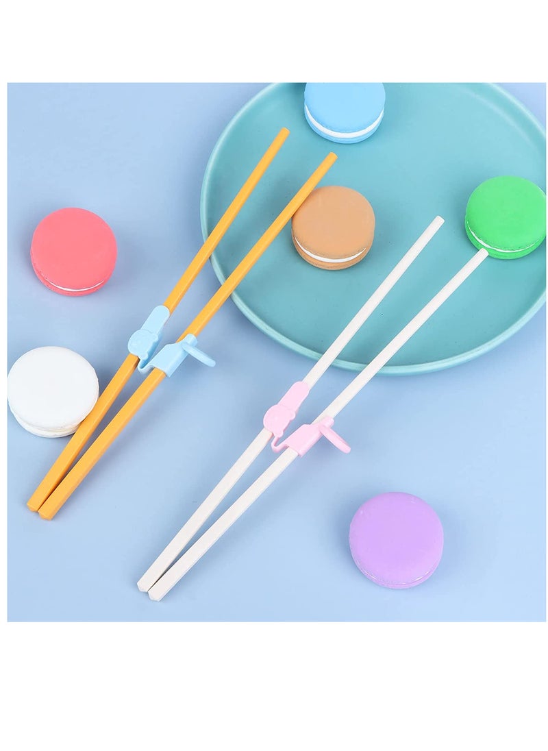 Generic - Reusable Training Chopsticks Helper Set for Kids and Adults 12 Pcs Colorful Plastic Connectors Easy to Use - Image 1