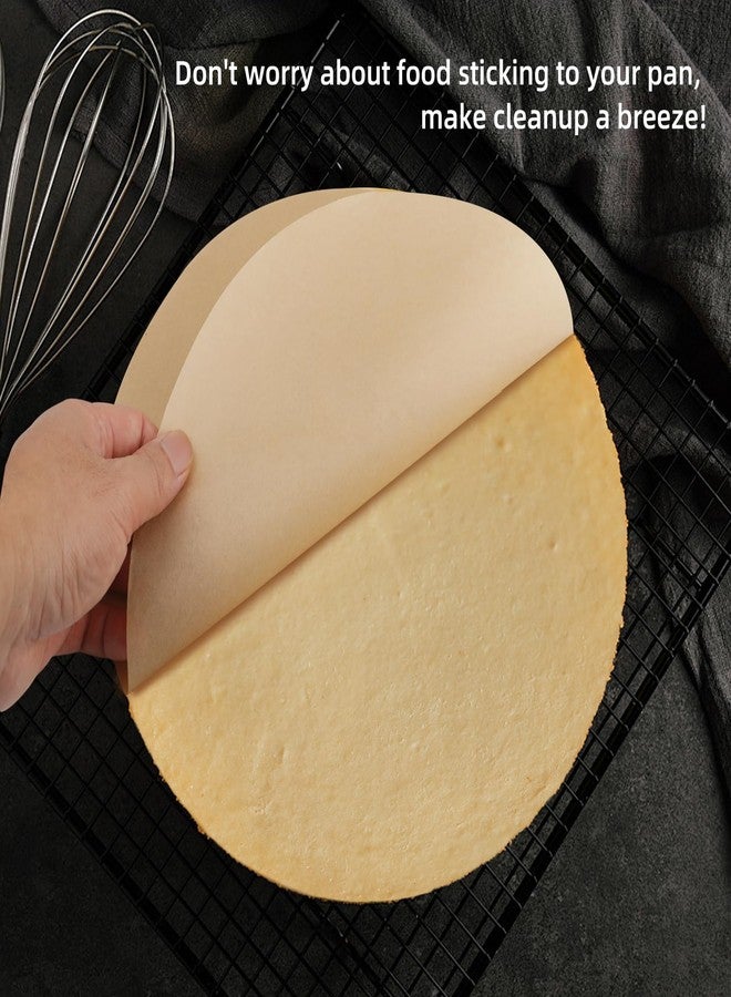 Motroce 100PCS 12 Inch Parchment Paper Rounds, Unbleached Pre-Cut Non-Stick Baking Sheets for Cake Pans, Pizza, Cookies & More - Image 4