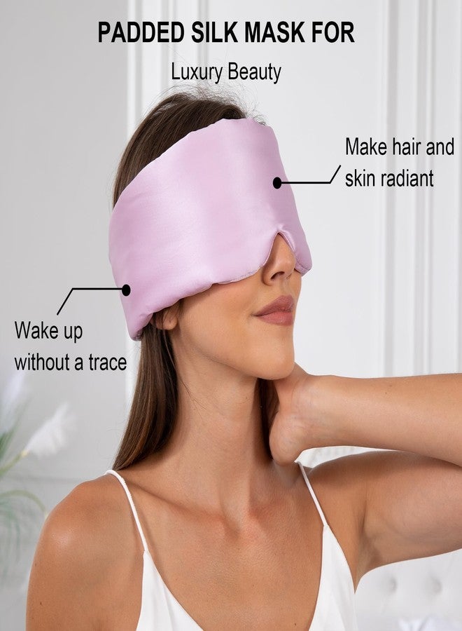 outtip 100% Mulberry Silk Sleep Mask for Women & Men Beauty Sleep, Adjustable Blindfold Silk Eye Mask for Sleeping Side Sleepers, Soft Pressure-Free Design for Home, Travel, Office, Nap - Image 3