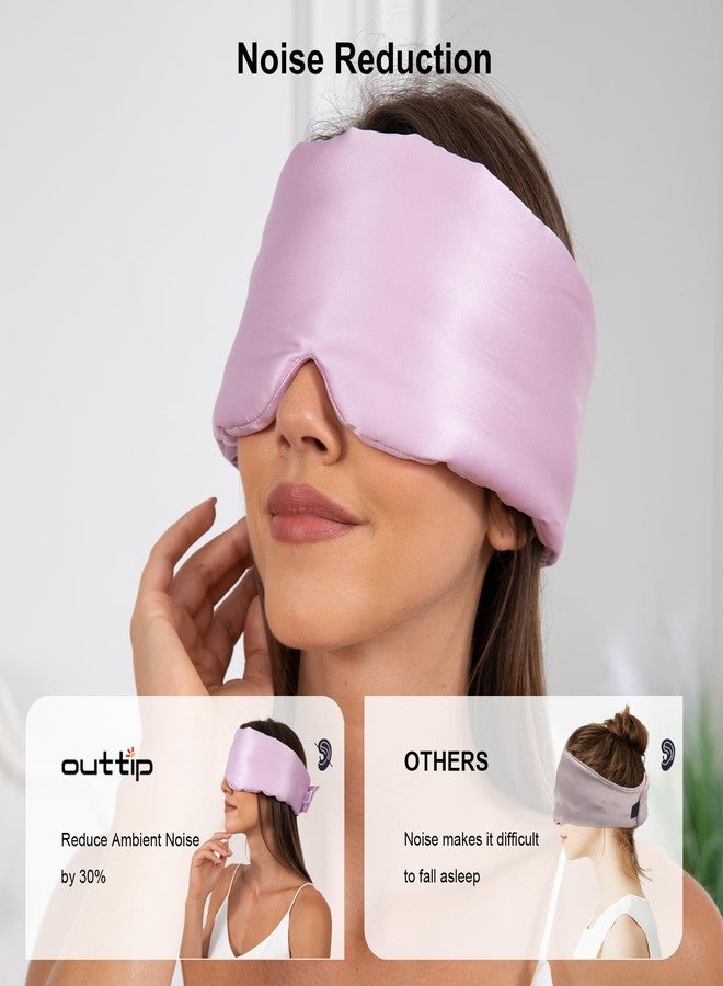 outtip 100% Mulberry Silk Sleep Mask for Women & Men Beauty Sleep, Adjustable Blindfold Silk Eye Mask for Sleeping Side Sleepers, Soft Pressure-Free Design for Home, Travel, Office, Nap - Image 5