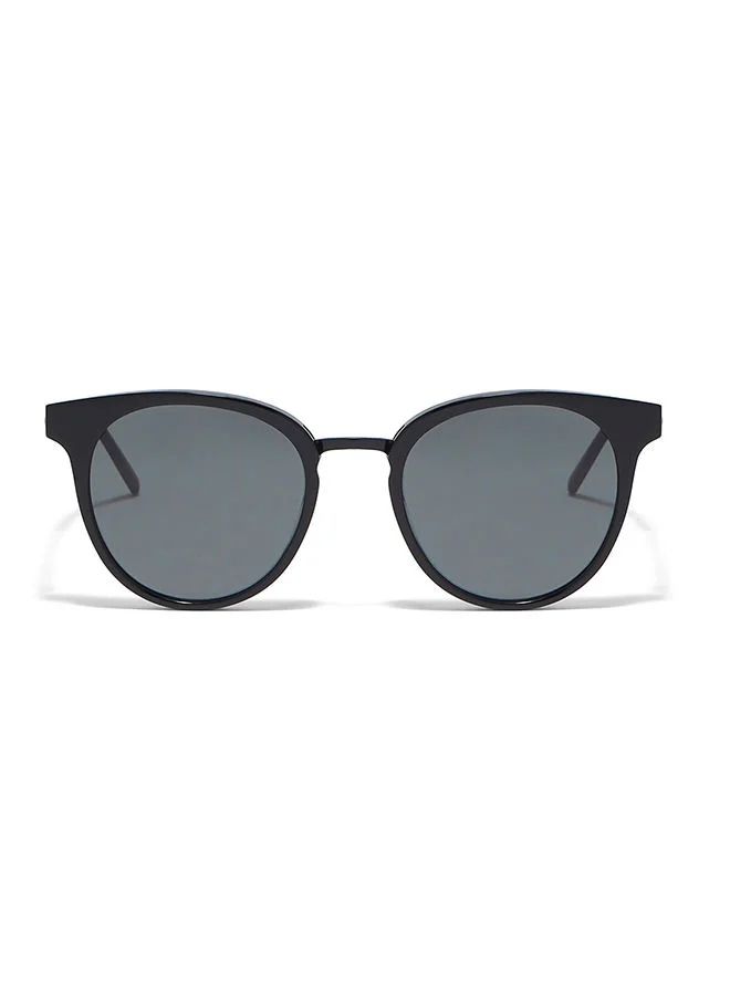 30 سندايز 30Sundays FLARE,Women Sunglasses, Round Sunglasses, UV Protection: UV400 (Black,Gray)