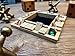 WE Games Shut The Box Wooden Board Game Classic 4 Player Table Top Math Dice Game Natural Wood 85 in Travel Size 10 Numbers for Families and Adults - Image 4