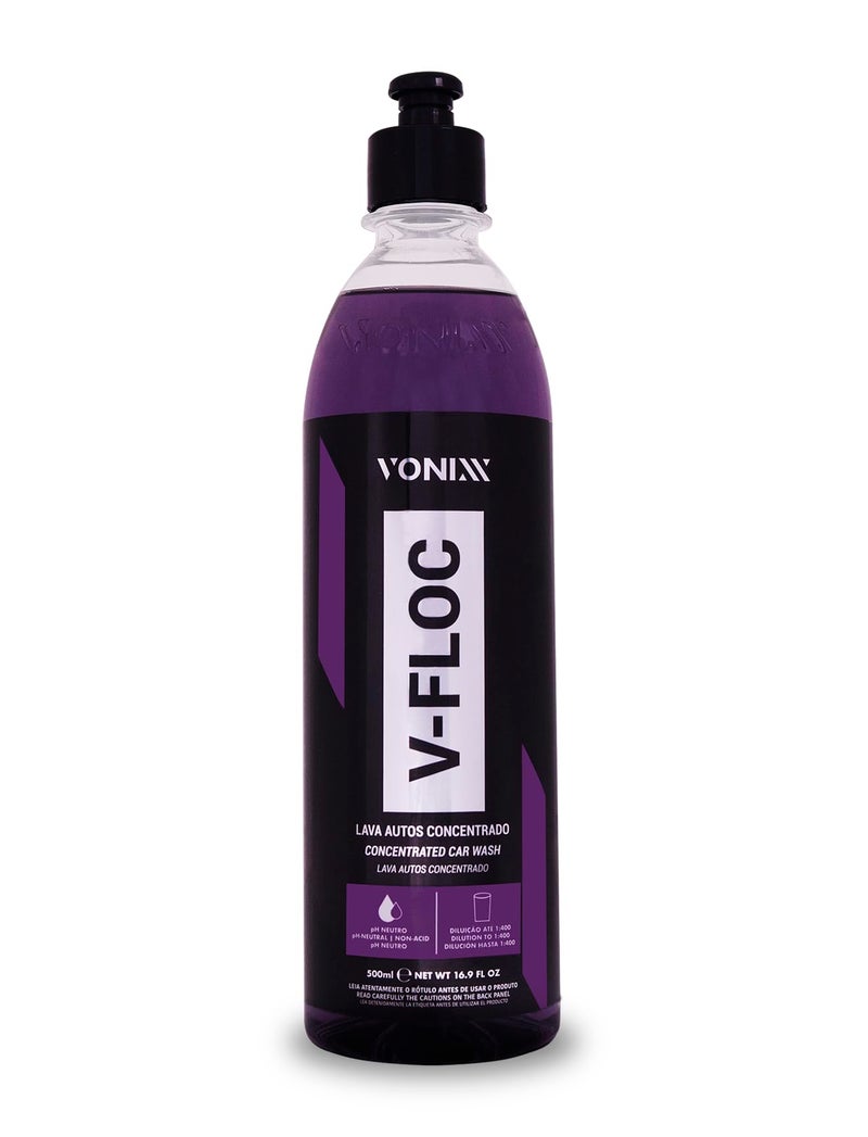 Vonixx VFloc Concentrated Car Wash Soap Phneutral 1400 dilution 169 fl oz 500ml