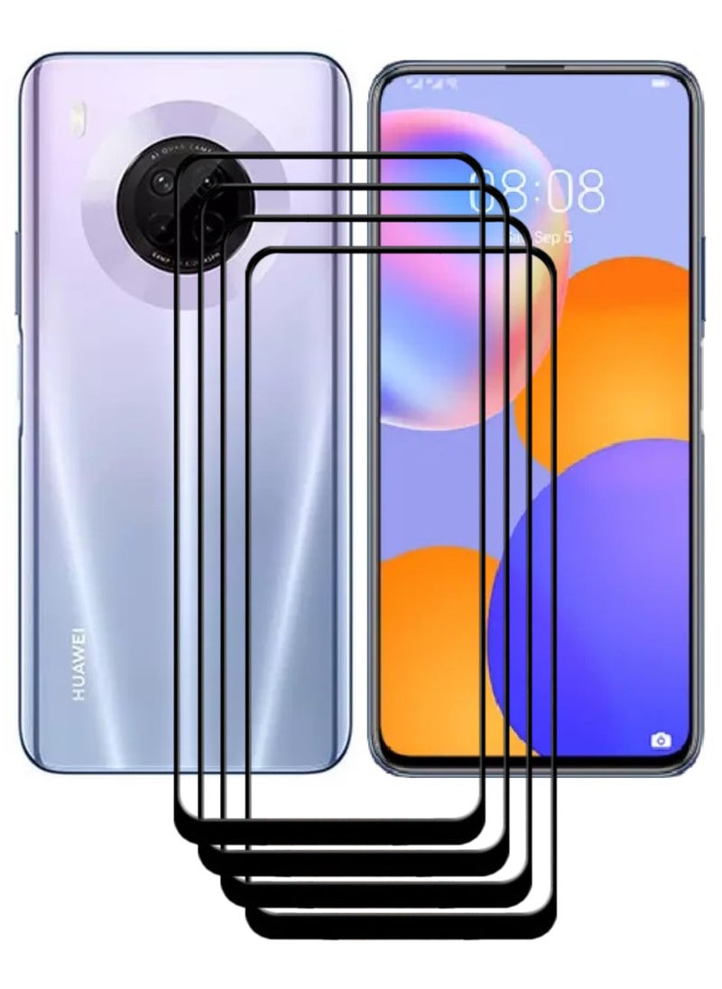 ACLIX 4 Pieces Antistatic ESD Dustproof Premium Quality High Definition Tempered Glass Screen Protector Designed For Huawei Y9a - Image 1