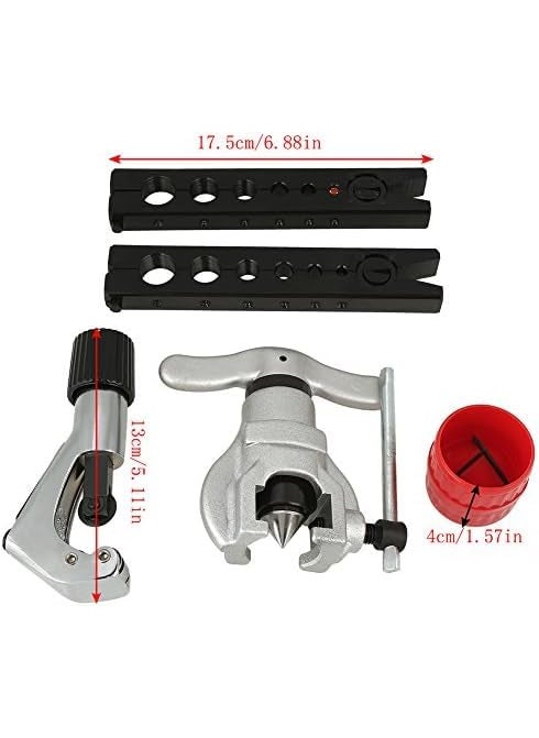 uptodateproducts Uptodateproducts Eccentric Reamer Air Conditioner Flare Tools Aluminum Tube Cutter Air Conditioner Flaring Tools Aluminum Pipe Line Flaring Tool Brake Line Tubing Tool  - Image 2