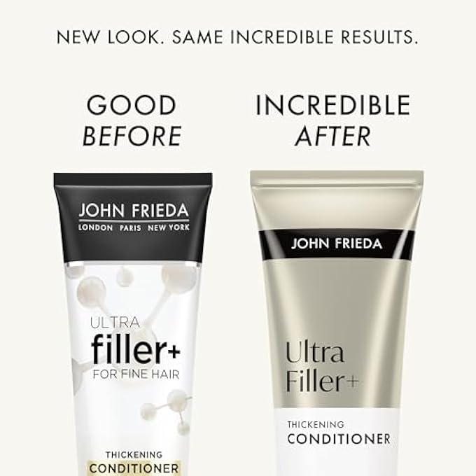 John Frieda ULTRAFILLER+ VOLUMIZING CONDITIONER FOR FINE, THINNING HAIR WITH BIOTIN AND HYALURONIC ACID, 8.3 OZ - Image 3