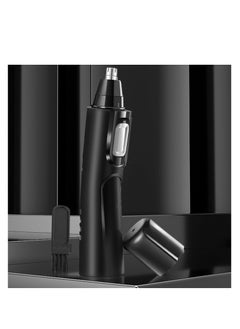 SYOSI Electric Ear and Nose Hair Trimmer Clipper, Professional Painless Eyebrow & Facial Hair Trimmer for Men/Women, Battery Operated Trimmer with Waterproof, Dual Edge Blades for Easy Cleansing  - Image 1