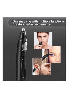 SYOSI Electric Ear and Nose Hair Trimmer Clipper, Professional Painless Eyebrow & Facial Hair Trimmer for Men/Women, Battery Operated Trimmer with Waterproof, Dual Edge Blades for Easy Cleansing  - Image 4
