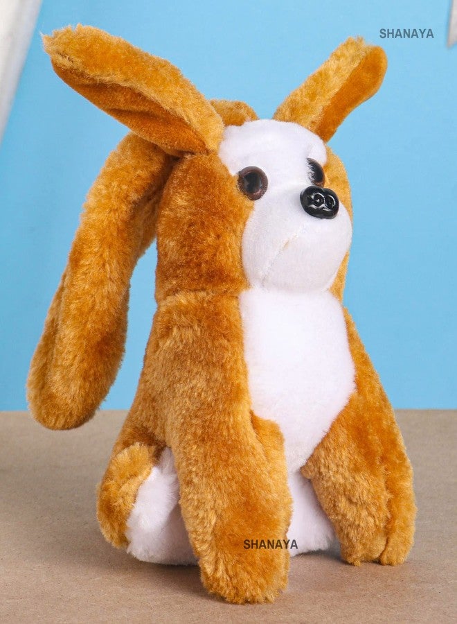 SHANAYA Hanging Soft Rattle Toys for Babies Girls Boys Car Seat Crib Cot Plush Short Fur Toy (Dog) - Image 2