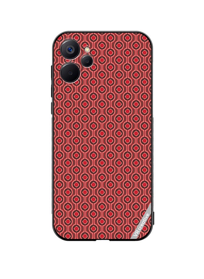 VR CREATIVE Protective Case Cover For Realme 9i 5G Pattern Red Design Multicolour - Image 1