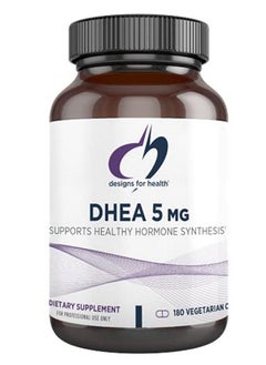 Dhea 5Mg Dhea Supplement For Men + Women Supplement To Help Support Healthy Aging Muscle Integrity Energy + Hormonal Synthesis Nongmo (180 Capsules)