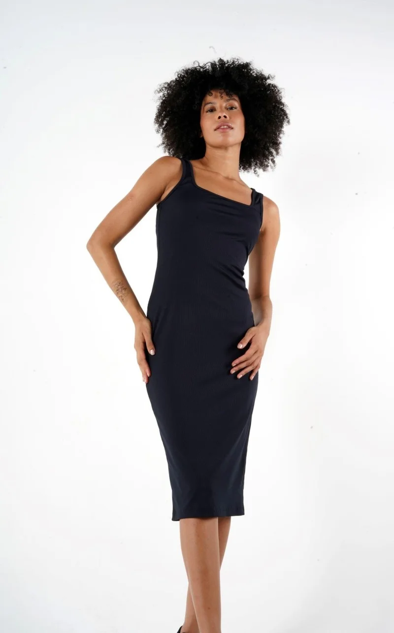 الكسندر جاردي Ribbed Bodycon Dress