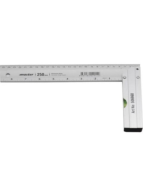 Aluminum Scale L Square - 25CM