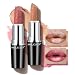 Anglicolor 2pcs Metallic Pink and Nude Lipstick High Impact LipcolorMoisturizing Creamy FormulaFrosted Lipstick For WomenGirlsFullCoverage Lip Color - Image 2
