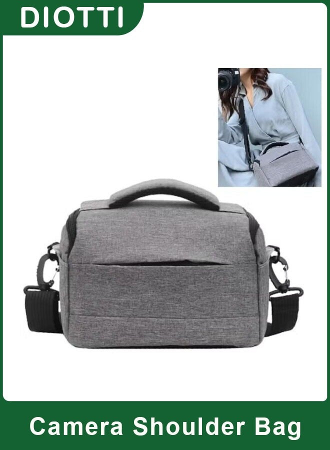 DIOTTI Padded Camera Shoulder Bag, Waterproof Camera Case for DSLR/SLR Cameras, Lenses & Photography Accessories - Image 1