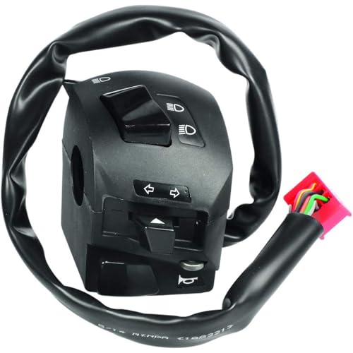 Uno Minda SW-0647C HANDLE BAR SWITCH- LEFT SIDE - SELF START For-BAJAJ-PULSAR 135/150/180 / DISCOVER 125ST Black - Image 1