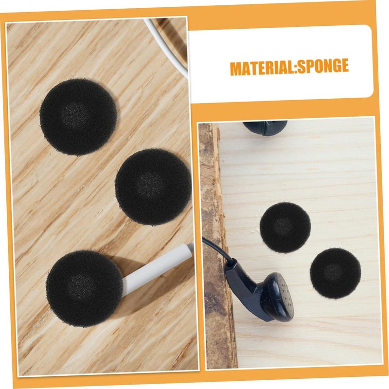 30 Pcs Soft Foam Earbud Replacement Pads Comfort Fit Earphone Covers Black - Image 4