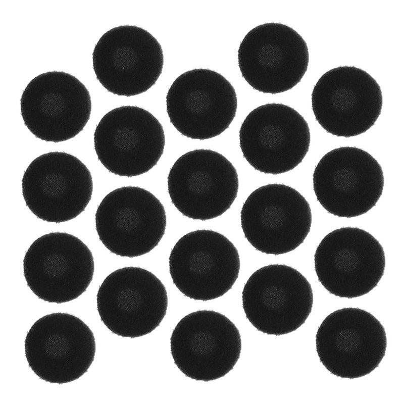 30 Pcs Soft Foam Earbud Replacement Pads Comfort Fit Earphone Covers Black - Image 2