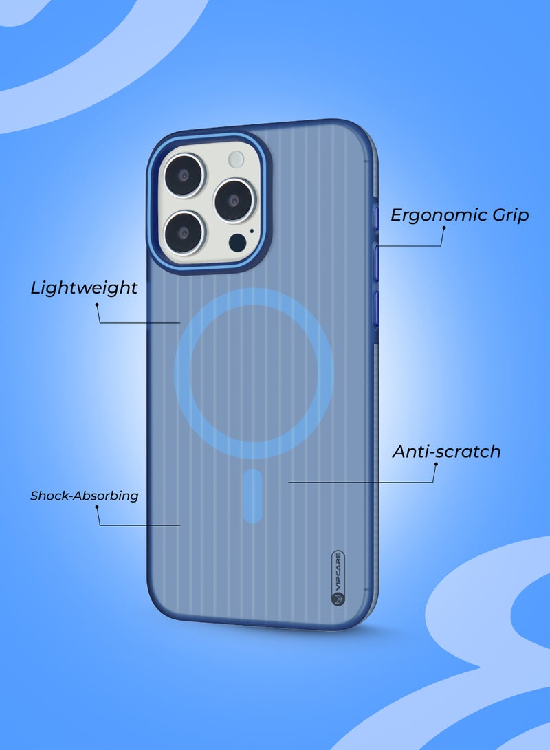 Vipcare Iphone 16 Pro PC Case with Magcase Magnetic Charging Case Scratch Resistant Camera Protection Silicone Case for Iphone 16 Pro - Image 3