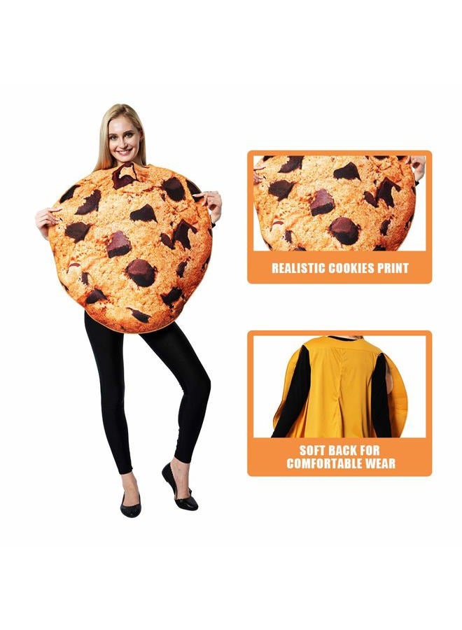 ReneeCho Couple Cookies and Milk Carton Box Costume Halloween Food Adult Men Women - Image 5