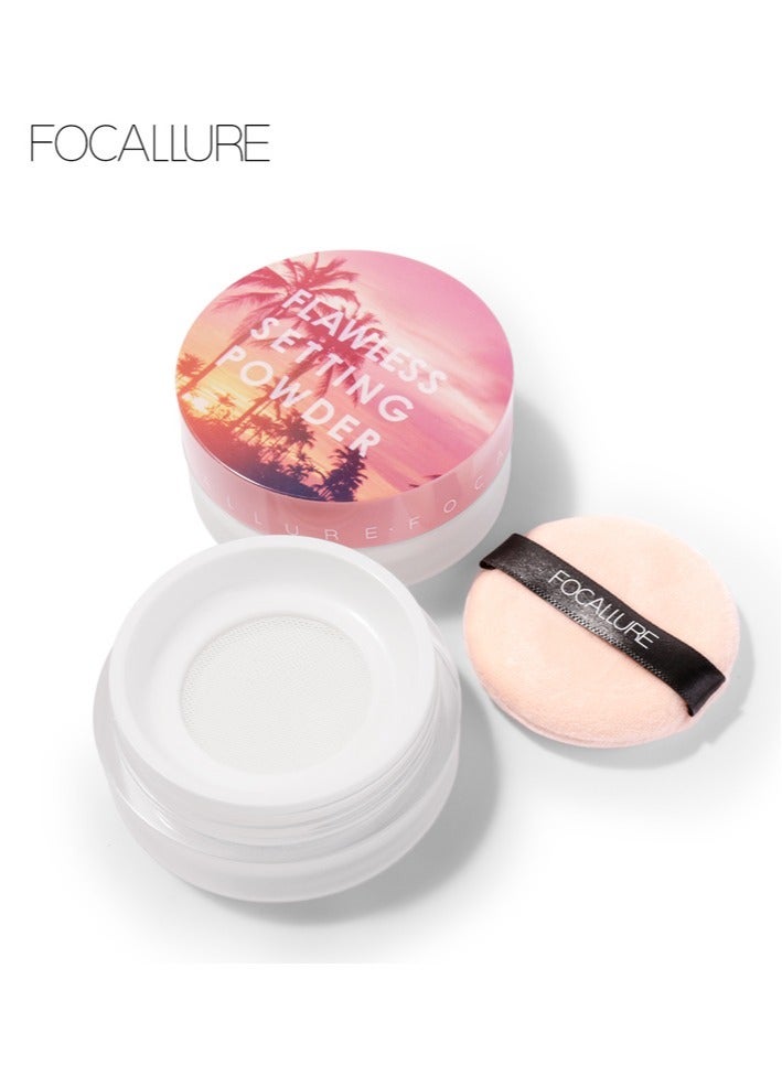 FOCALLURE Flawless Filtered Light Setting Powder #4 Classic Rose  - Image 1