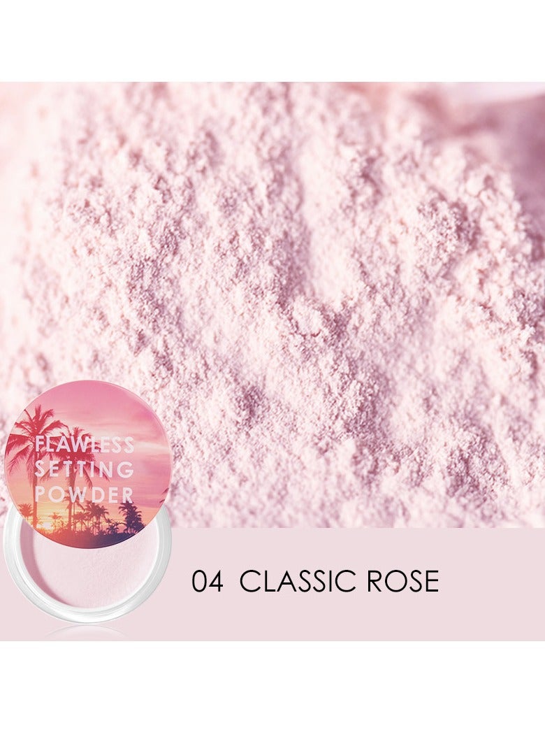 FOCALLURE Flawless Filtered Light Setting Powder #4 Classic Rose  - Image 2