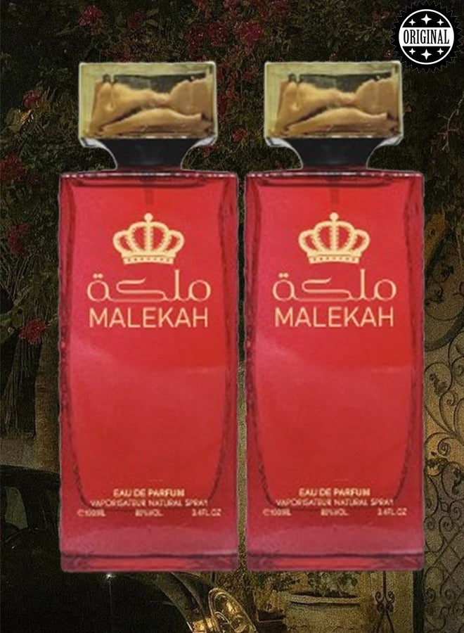 Malika 2 Pieces Malekah Perfume EDP 100ML - Image 1