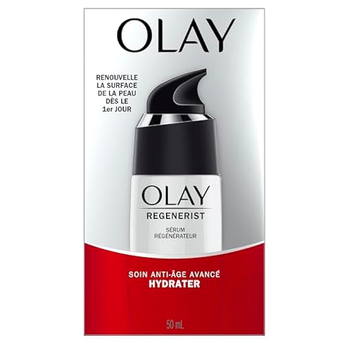 Olay Serum, Regenerist Light Gel Face Mousturizer, Anti-Aging, Anti-Wrinkle, Hydrating, Firming, Smoothening, Improves Fine Lines and Elasticity - Amino Peptide Complex, 1.7 oz - Image 2