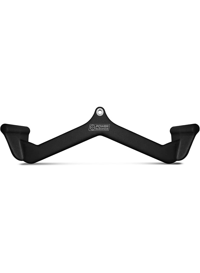 POWER GUIDANCE Lat Pulldown Attachments, Pull Down Bar With Ergonomic Handle, Cable Machine Attachments For More Effective And Less Fatigued Grip - Image 1