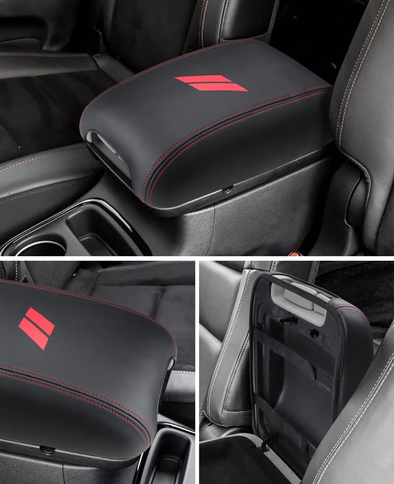 INTGET Leather Armrest Cover for Dodge Durango 2011-2023 - Image 5