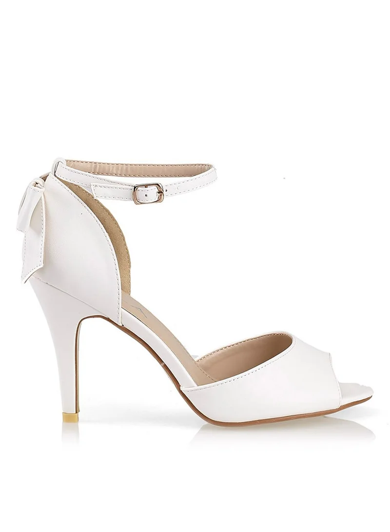 ELLA Bow Peeptoe Sandals